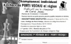 Qualificatif du championnat corse jeune - Porti Vechju et région