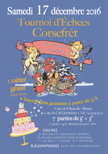 Ghjustre di Natale… Scacchi e Festa Ghjustre di Natale… Scacchi e Festa