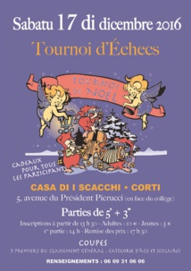 Ghjustre di Natale… Scacchi e Festa Ghjustre di Natale… Scacchi e Festa