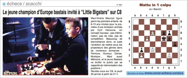 Corse-Matin du 14 janvier 2018 Corse-Matin du 14 janvier 2018