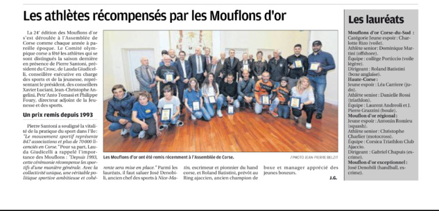 Le sport Échecs superbement ignoré lors de la remise des Mouflons d'Or. Le sport Échecs superbement ignoré lors de la remise des Mouflons d'Or.
