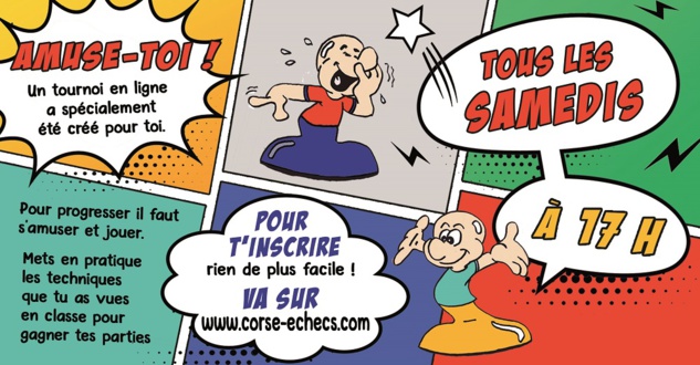 5e tournoi scolaire sur internet de la Ligue Corse des Echecs 5e tournoi scolaire sur internet de la Ligue Corse des Echecs