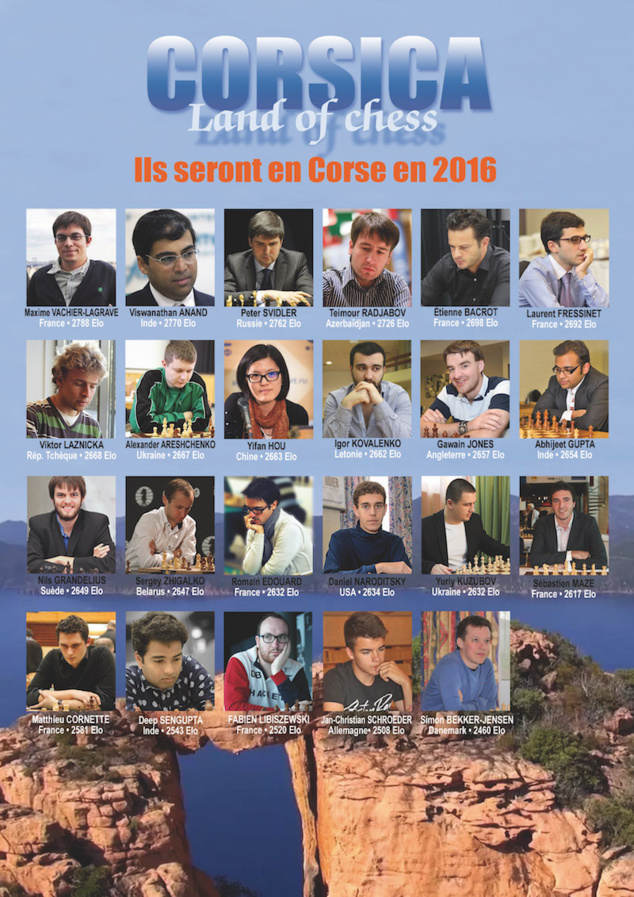 La Corse accueille l'élite mondiale en 2016 La Corse accueille l'élite mondiale en 2016