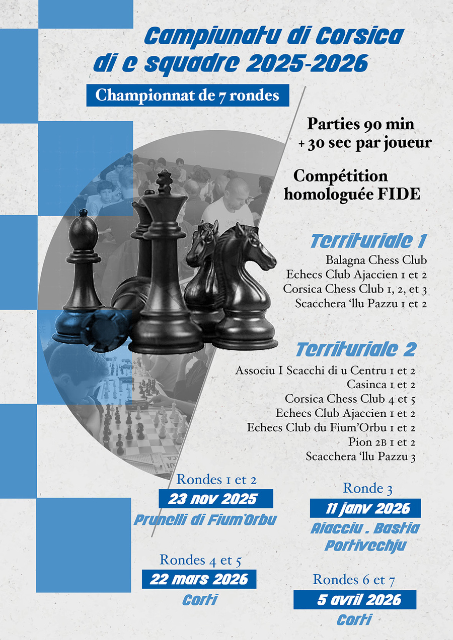 Rondes 1 et 2 Championnat de Corse par équipes - Prunelli di Fium'Orbu