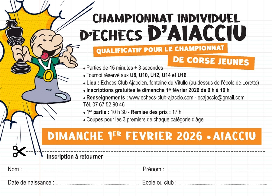 Qualificatif du championnat corse jeune - Aiacciu et grande Aiacciu