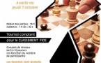 Début du tournoi Interne du jeudi du Corsica Chess Club