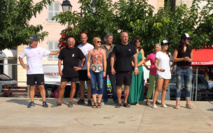 Les reponsables des differentes associations présents sur la place de San Fiurenzu Les reponsables des differentes associations présents sur la place de San Fiurenzu