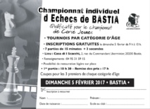 Qualificatifs des championnats de Corse Jeunes, dimanche à Bastia et Portivechju Qualificatifs des championnats de Corse Jeunes, dimanche à Bastia et Portivechju