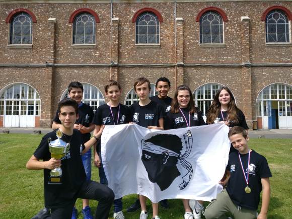 L'équipe du Collège Giraud, Championne de France 2017