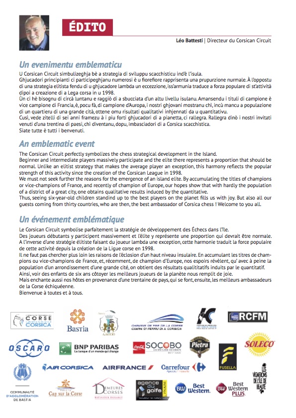 Le soutien d'une cinquantaine d'Entreprises au 21e Corsican Circuit !