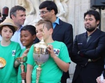 Marc Andria lors de la Ghjustra europea di i giovani 2018