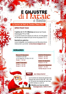 Corsica Chess Club : un open de Noël pour faire progresser les jeunes Corsica Chess Club : un open de Noël pour faire progresser les jeunes