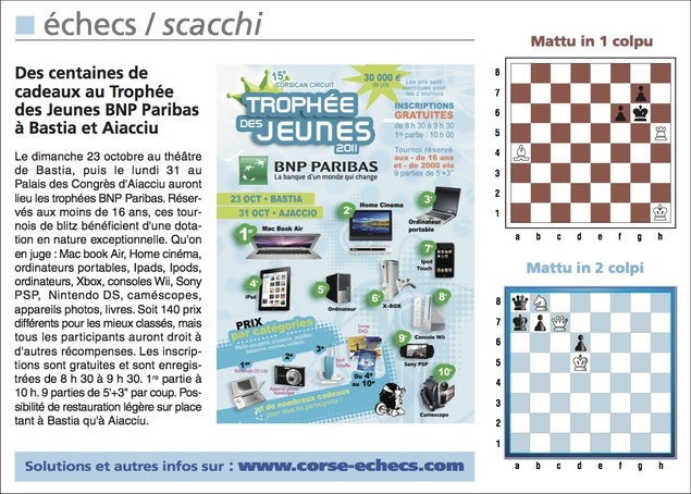 Solutions du Corse-Matin du 16 octobre 2011