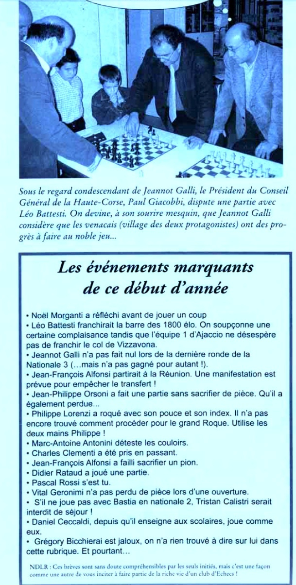 Un extrait très significatif du style "magagna" des premiers numéros... Un extrait très significatif du style "magagna" des premiers numéros...