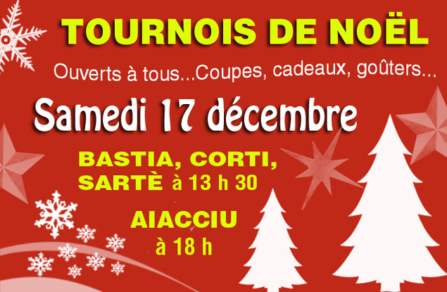 Ghjustre di Natale in Bastia, Corti, Sartè è Aiacciu Ghjustre di Natale in Bastia, Corti, Sartè è Aiacciu