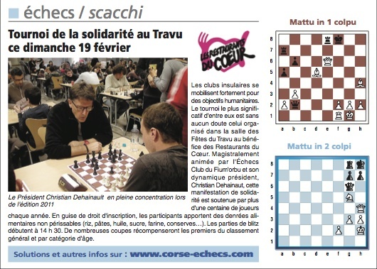 Solutions du Corse-Matin du 19 février 2012