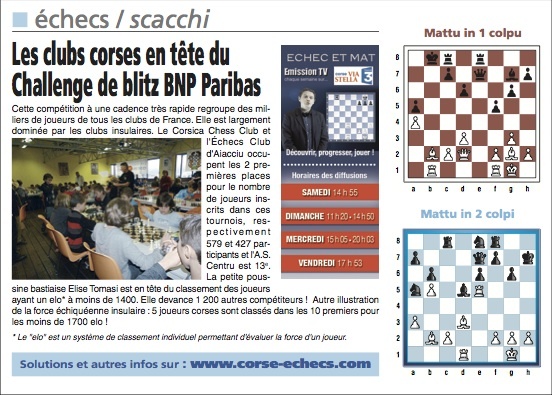 Solutions du Corse-Matin du 11 mars 2012