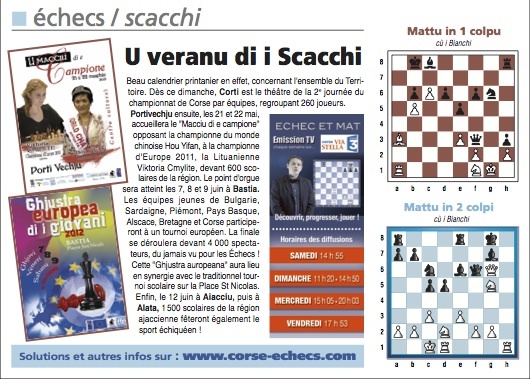 Solutions du Corse-Matin du 13 mai 2012