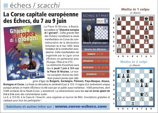 Solutions du Corse-Matin du 3 Juin 2012
