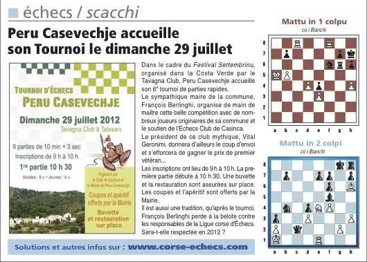 Solutions du Corse-Matin du 22 Juillet 2012