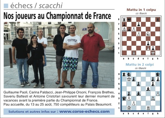Solutions du Corse-Matin du 19 Août 2012