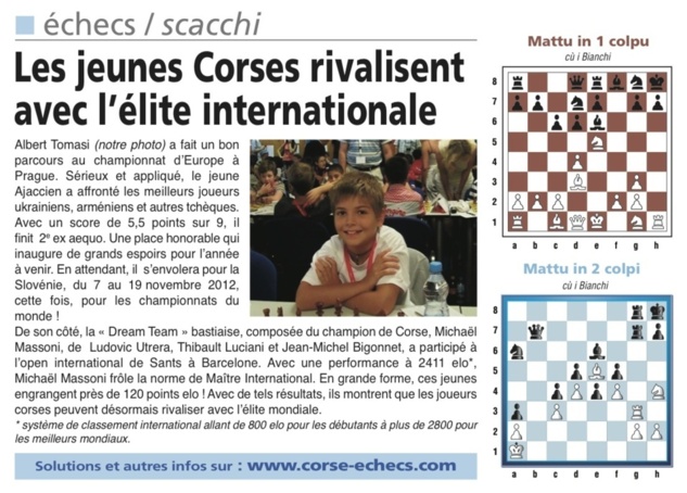 Corse-Matin du 2 septembre 2012
