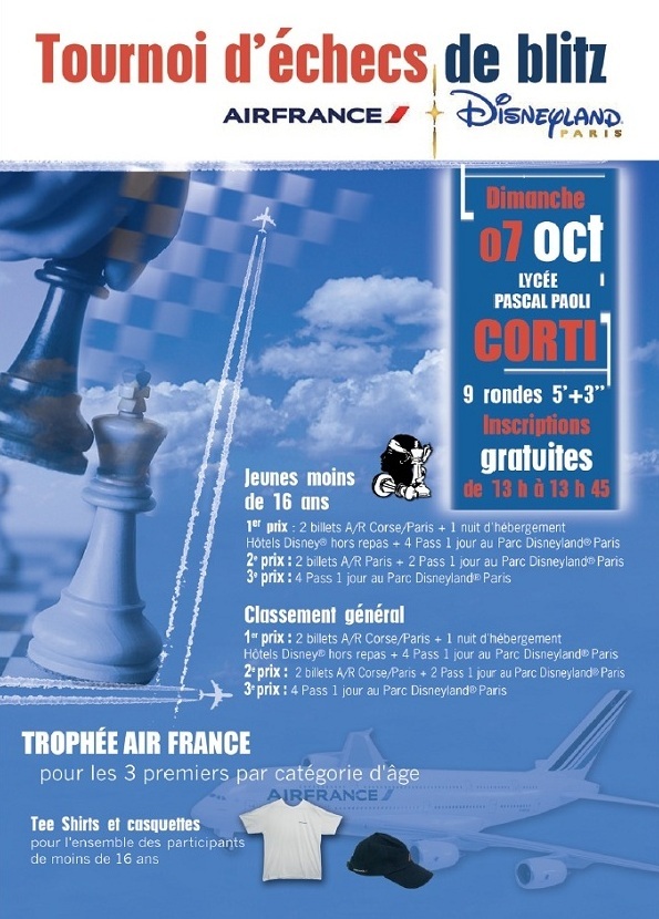 Tournoi Air France le Dimanche 7 octobre à Corti Tournoi Air France le Dimanche 7 octobre à Corti