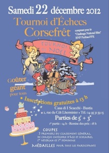 Les tournois de Noël du Corsica Chess Club