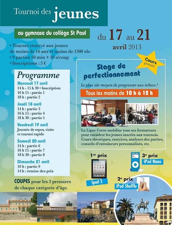 Etienne Bacrot remporte le 2e Open international d'Aiacciu Etienne Bacrot remporte le 2e Open international d'Aiacciu