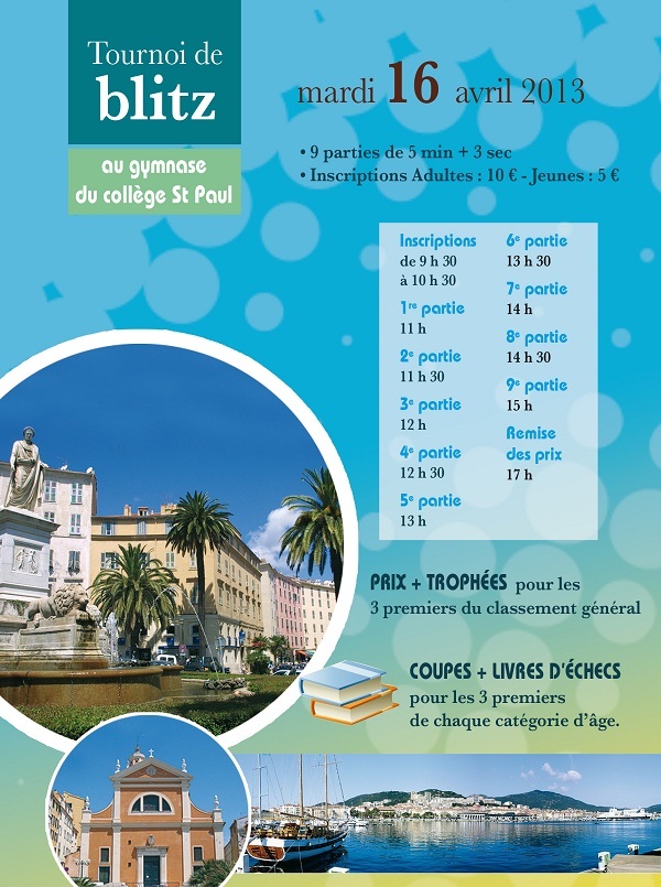 Etienne Bacrot remporte le 2e Open international d'Aiacciu Etienne Bacrot remporte le 2e Open international d'Aiacciu