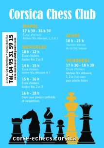 Per i scacchi dinnò, hè a rientrata !  Per i scacchi dinnò, hè a rientrata !