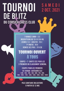 Reprise des tournois fermés au Corsica Chess Club