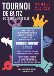 Reprise des tournois fermés au Corsica Chess Club Reprise des tournois fermés au Corsica Chess Club