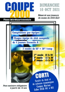 Beau succès pour la 1ère édition de la Coupe 2000 !  Beau succès pour la 1ère édition de la Coupe 2000 !