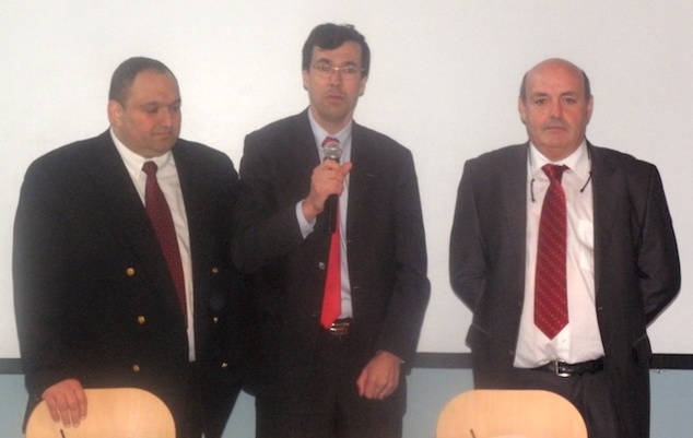 Diego Salazar, Henri Carvallo (ancien président FFE), Léo Battesti Diego Salazar, Henri Carvallo (ancien président FFE), Léo Battesti