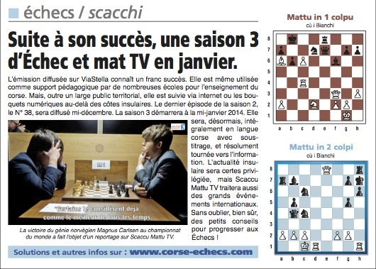 Corse-Matin du 8 décembre 2013