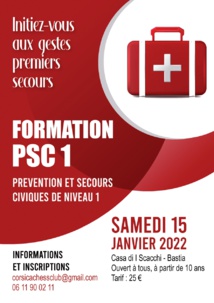 Journée de formation aux premiers secours au Corsica Chess Club Journée de formation aux premiers secours au Corsica Chess Club