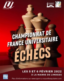 Championnat de France universitaire d’échecs 2022 : Le sport de compétition ! Championnat de France universitaire d’échecs 2022 : Le sport de compétition !