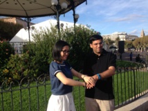 Les 2 champions posent pour le photographe de Corse-Matin Les 2 champions posent pour le photographe de Corse-Matin