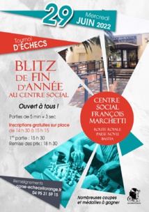 Una bella festa di i scacchi per u primu anniversariu di u centru suciale François Marchetti Una bella festa di i scacchi per u primu anniversariu di u centru suciale François Marchetti