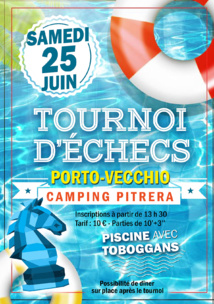 Sympathique tournoi de fin d'année au camping Pitrera pour l'associu Scacchera 'llu Pazzu