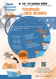 Le Grand Maître Marc'Andria Maurizzi remporte le 2e Open d'été de Bastia Le Grand Maître Marc'Andria Maurizzi remporte le 2e Open d'été de Bastia