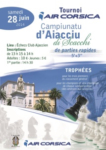 Guillaume Gerandi remporte le tournoi de Blitz AIR CORSICA Guillaume Gerandi remporte le tournoi de Blitz AIR CORSICA