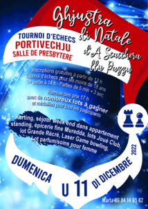 Succès pour le Tournoi de Noël d’A Scacchera Llu Pazzu
