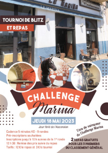Challenge MARINA : Une première édition réussie ! Challenge MARINA : Une première édition réussie !