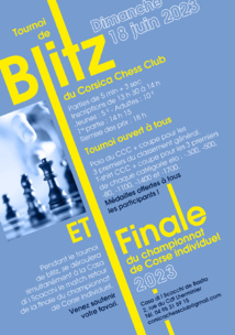 Baptiste Roux remporte le blitz du CCC, Pierre-Louis Pieri sacré champion de Corse ! Baptiste Roux remporte le blitz du CCC, Pierre-Louis Pieri sacré champion de Corse !