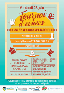 Aiacciu, un tournoi de blitz particulièrement convivial ! Aiacciu, un tournoi de blitz particulièrement convivial !