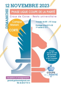 Grand succès de la Coupe de la Parité à Corte ! Grand succès de la Coupe de la Parité à Corte !