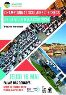 Troisième édition du championnat d’échecs des écoles d’Ajaccio : un vif succès !