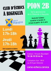 Pè i scacchi dinò, hè a rientrata !  Pè i scacchi dinò, hè a rientrata !